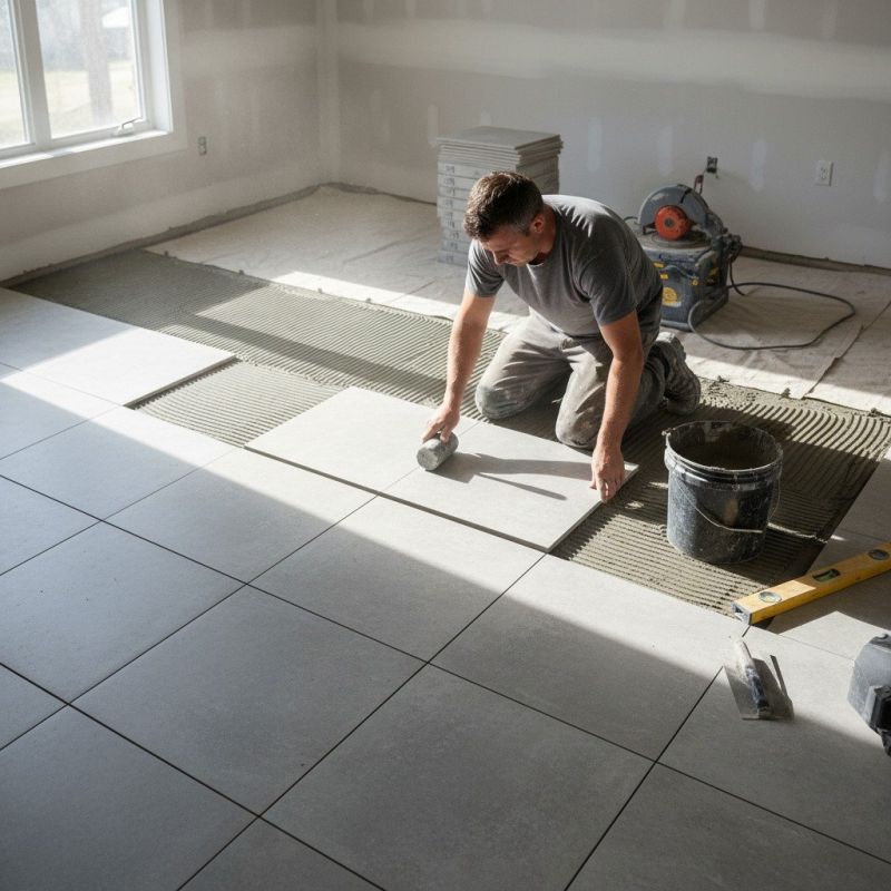 Ceramic Or Porcelain Tile Installation