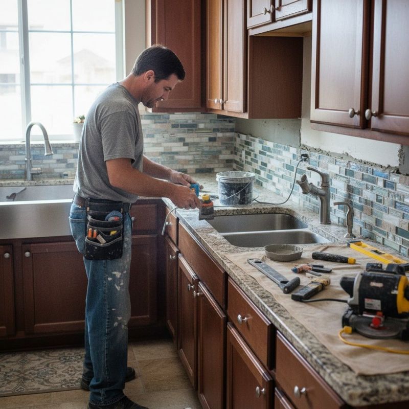 Backsplash Installation