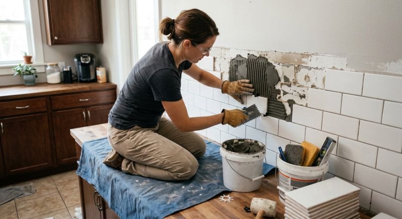 Backsplash Installation