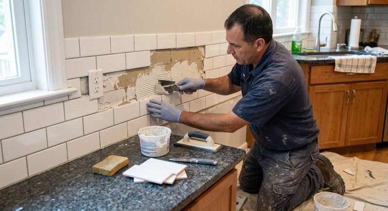 Backsplash Installation