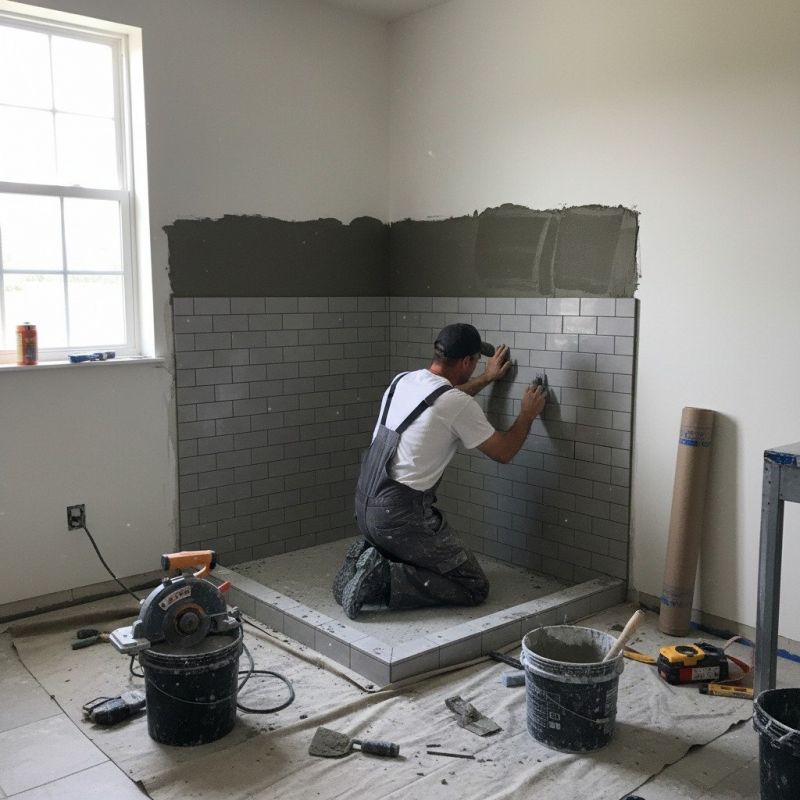 Bathroom Or Shower Tile Installation