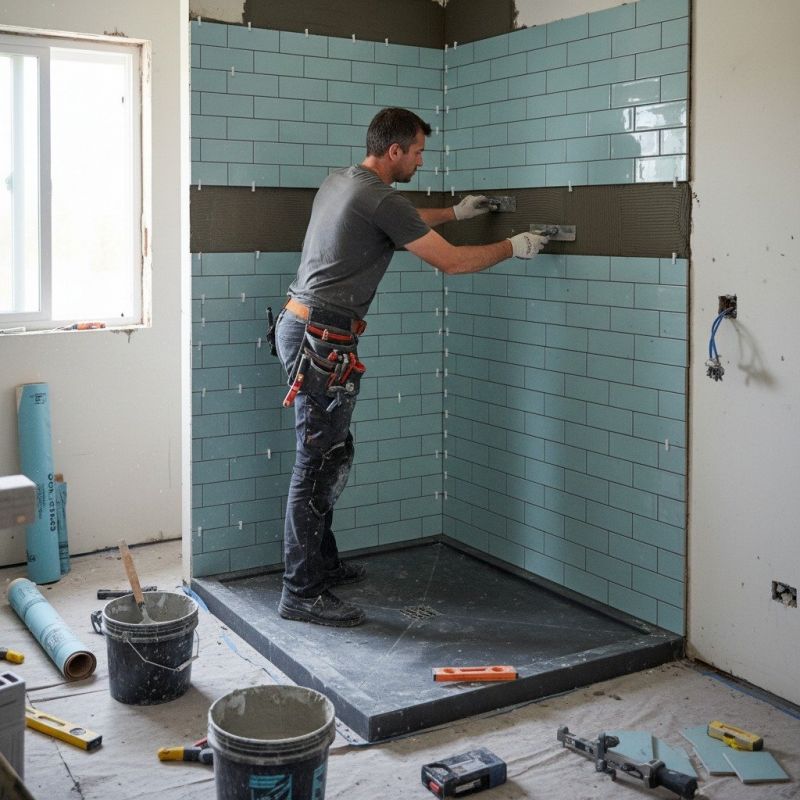Bathroom Or Shower Tile Installation