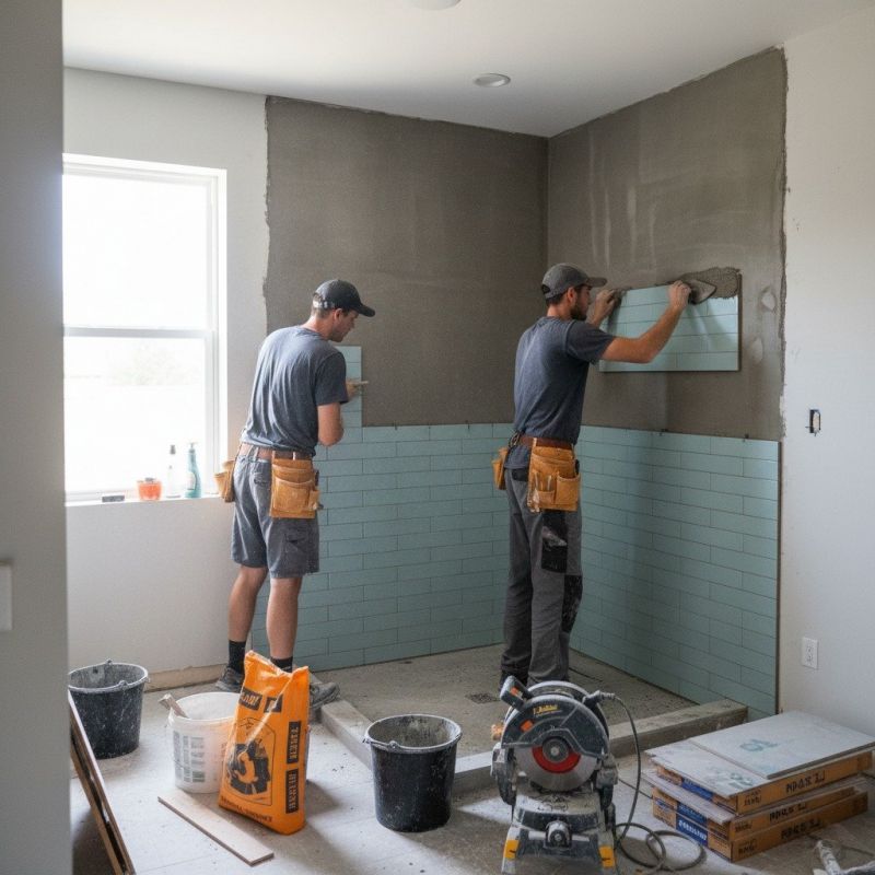 Bathroom Or Shower Tile Installation