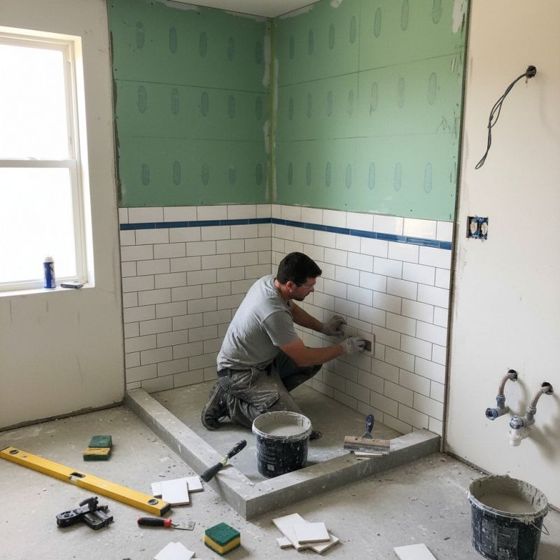Bathroom Or Shower Tile Installation