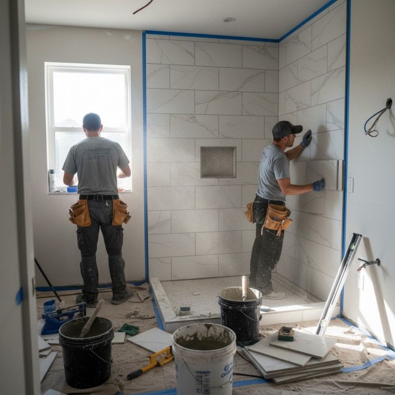Bathroom Or Shower Tile Installation