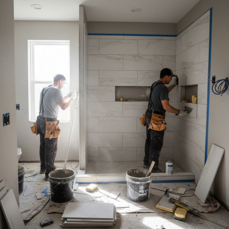 Bathroom Or Shower Tile Installation