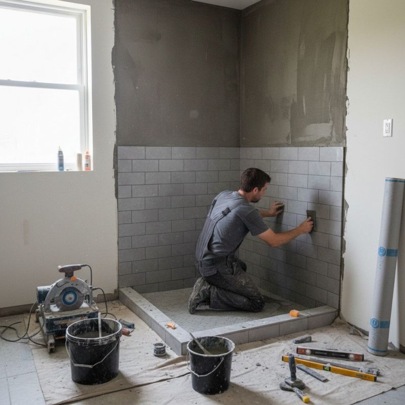 Bathroom Or Shower Tile Installation
