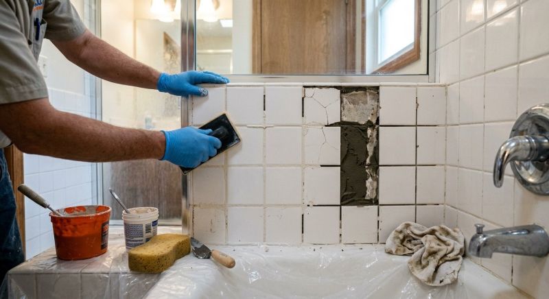 Bathroom Or Shower Tile Repair