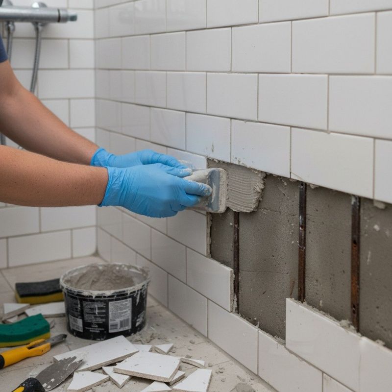 Bathroom Or Shower Tile Repair