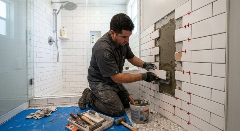 Bathroom Or Shower Tile Repair