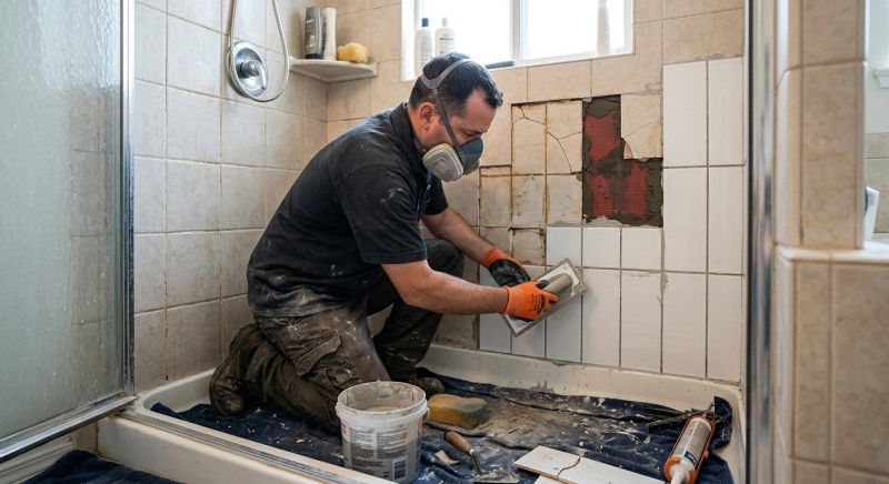 Bathroom Or Shower Tile Repair