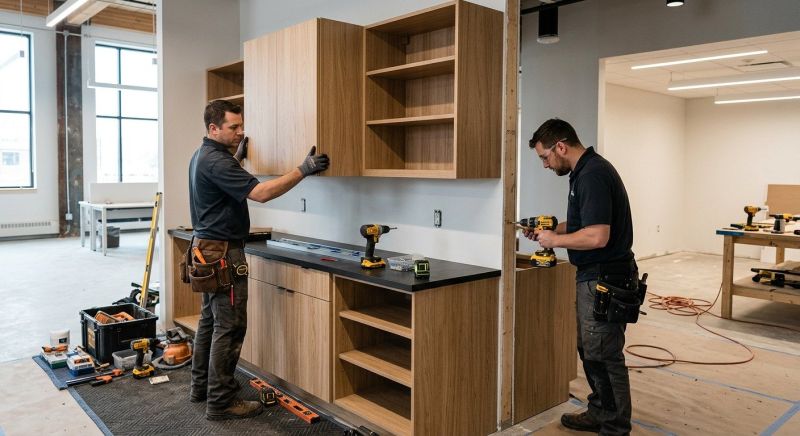 Custom Cabinets Installation