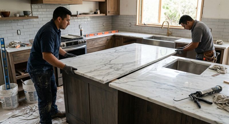 Marble Countertop Installation