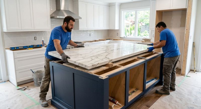 Marble Countertop Installation