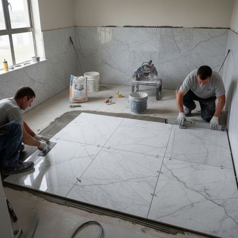 Marble Tile Installation