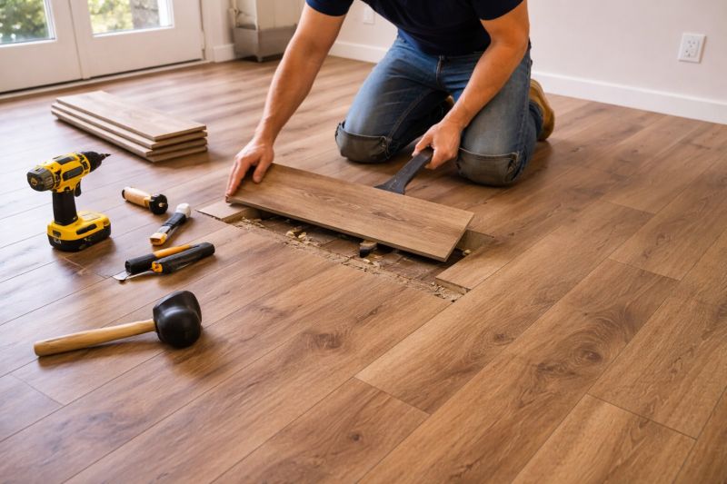 New Laminate Floor Installation