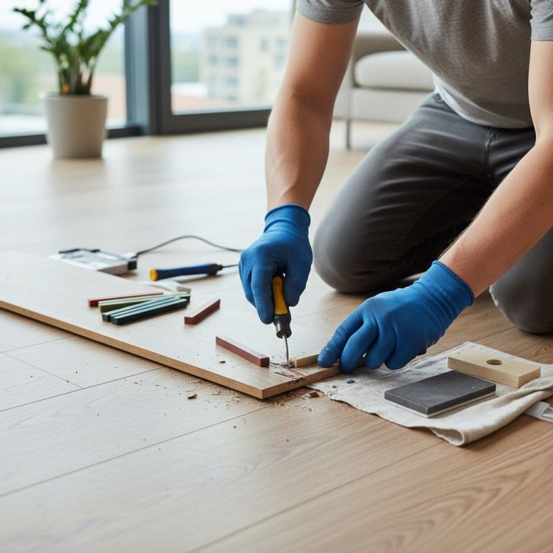 Repair Scratched Laminate Floors