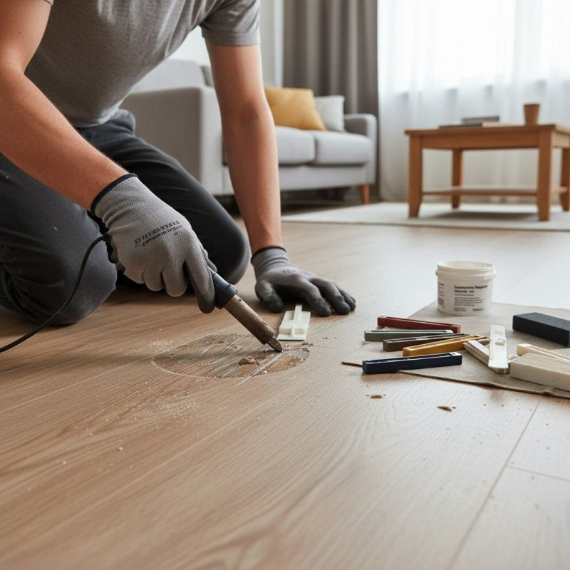 Repair Scratched Laminate Floors