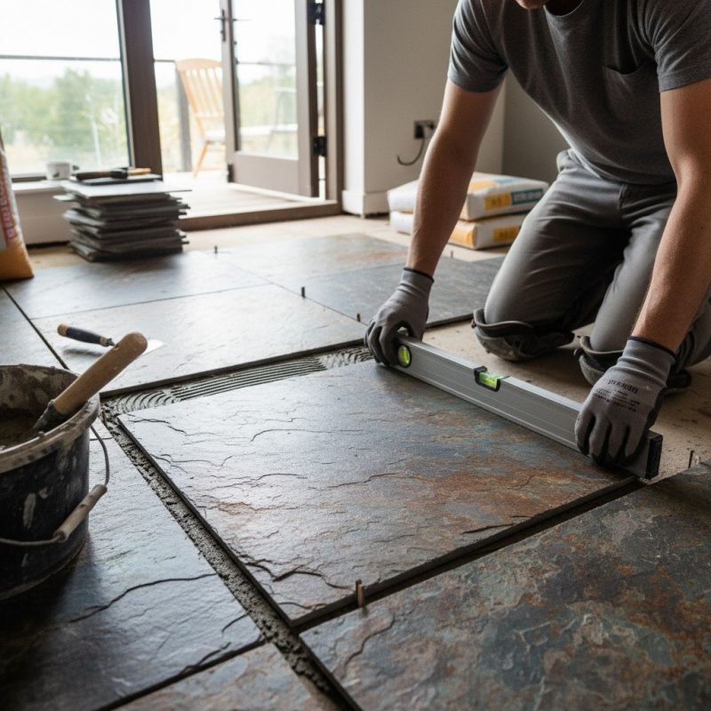 Slate Tile Installation