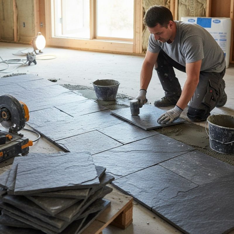 Slate Tile Installation