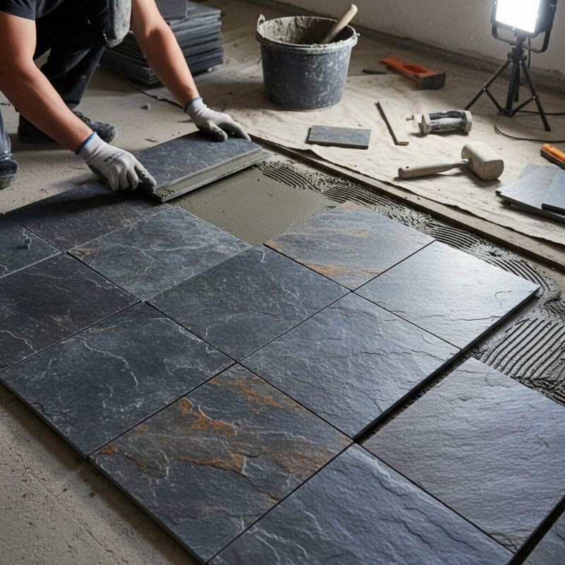 Slate Tile Installation
