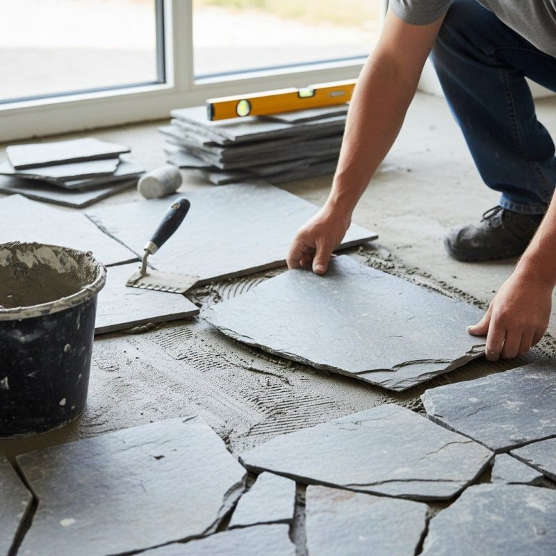 Slate Tile Installation