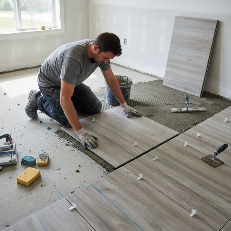 Tile Floor Installation