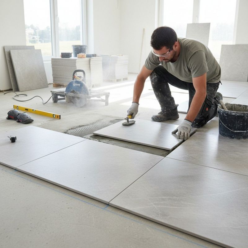 Tile Floor Installation