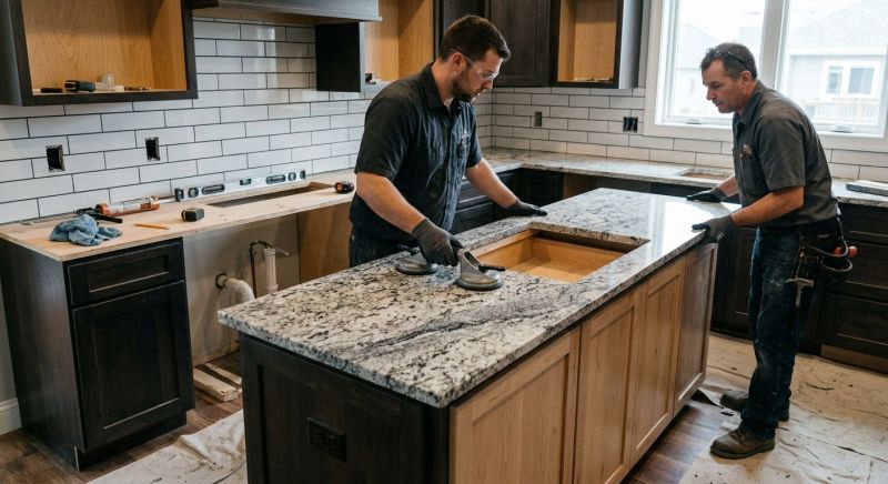 Wood Countertop Installation