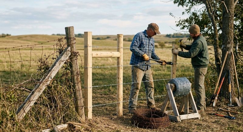 Wood Fence Installation