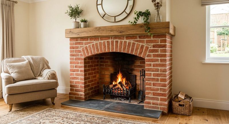Brick VS Stone Fireplaces